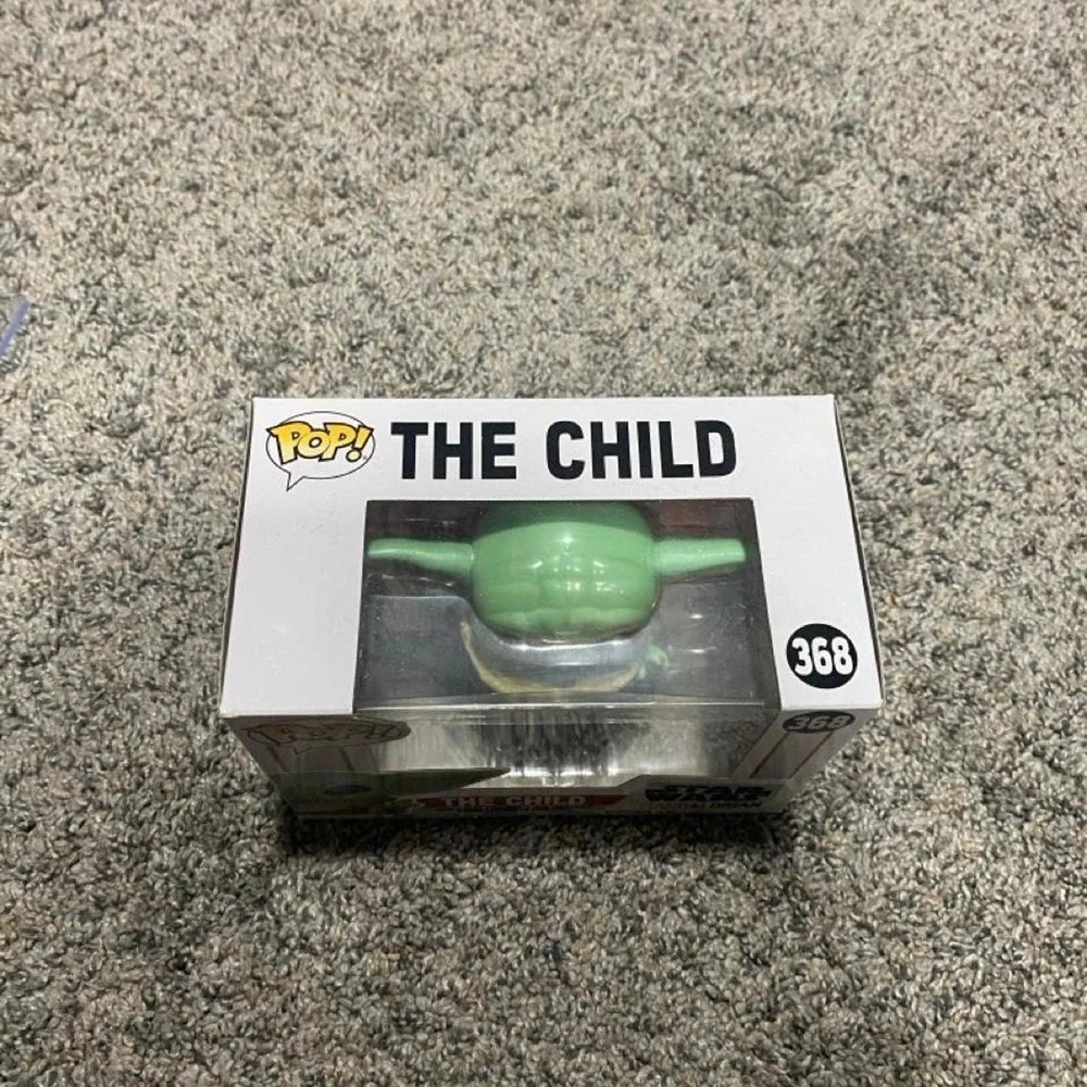 Funko Pop! Star Wars The Child Grogu Mandalorian 368 Bobble-Head Green NEW